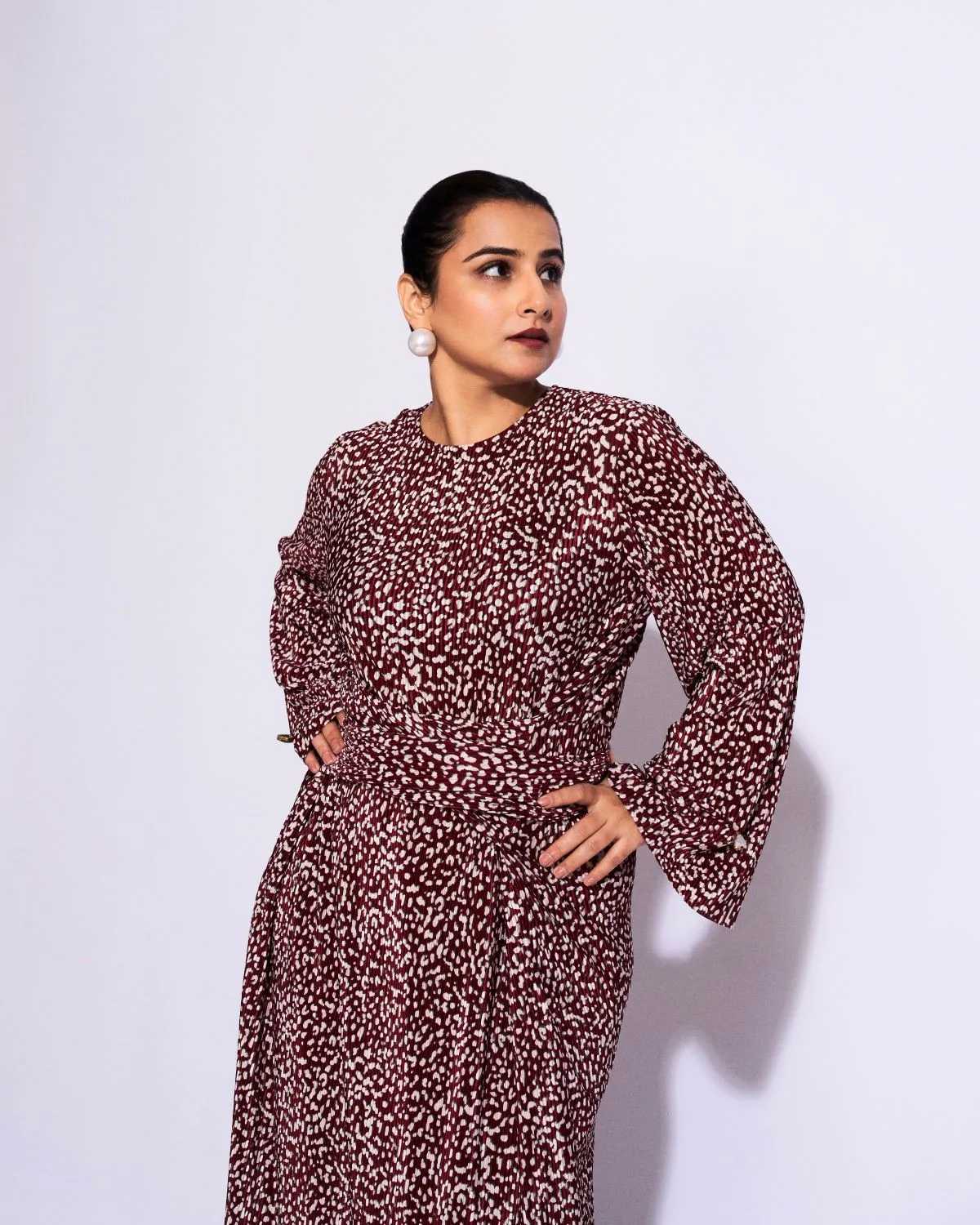 Vidya Balan in Cloud Co-ord Set