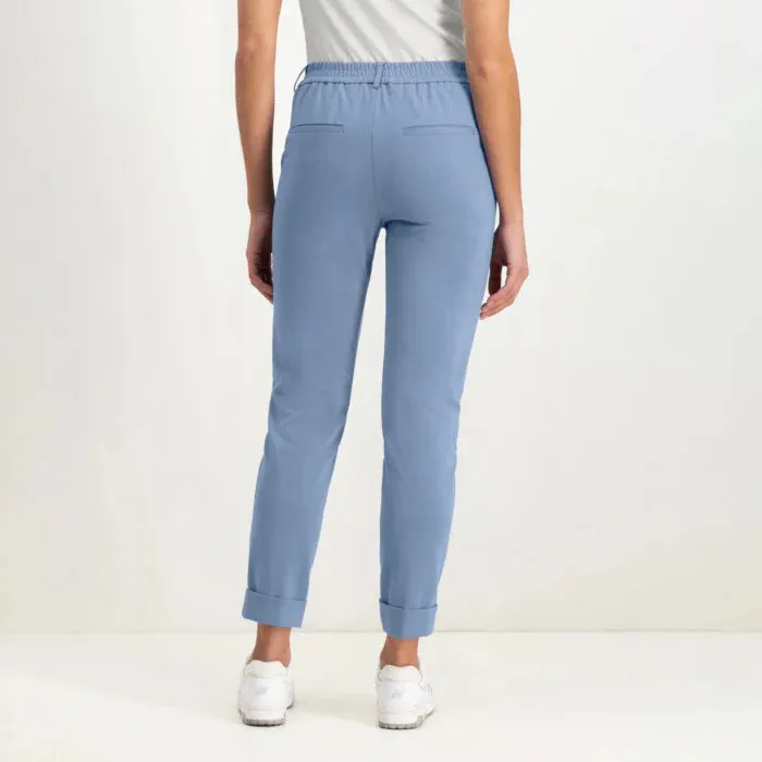 YAYA - Pants - Jersey Tailored Trousers Blue